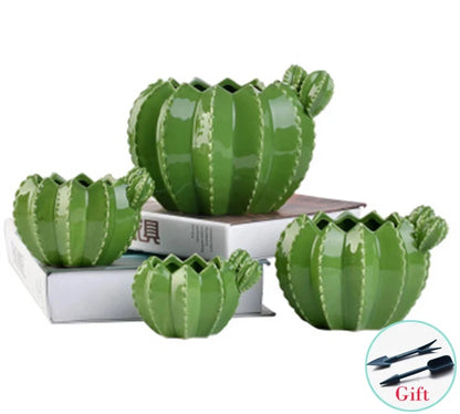 Ceramic Cactus Planter