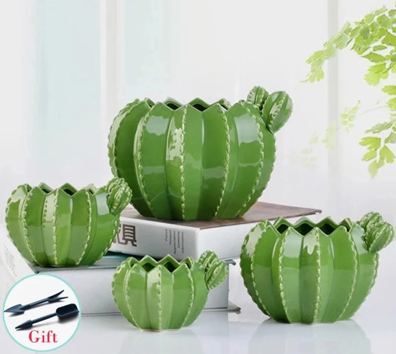 Ceramic Cactus Planter